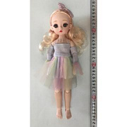 Кукла пластик плотная - плотн пластик, резин голова, 30см, колени/локти гнутся, аниме (061709)/1/ ОФ