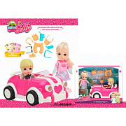 Кукла малышка 91067-A Sally Друзья с машиной и аксесс. в кор.
