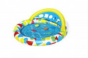 Детский бассейн Splash & Learn 120смx117смx46см Bestway,в к-те ремонт.заплата,5 игрушек 