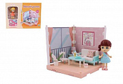Дом для кукол с мебелью Гостиная "Милый уголок"  Funky toys FT3101 7х28,5х21