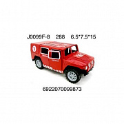 J0099F-8 Машина Пожарная охрана, 288 шт. в кор.