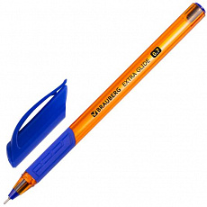 ШТУЧНО!!! Уп. 12 шт. Ручка шариковая масляная с грипом BRAUBERG Extra Glide GT Tone Orange, СИНЯЯ