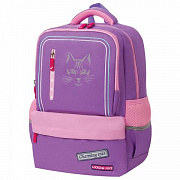 Рюкзак BRAUBERG STAR, Cheshire cat, сиреневый, 40х29х13 см, 229976/Россия