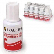Штрих BRAUBERG "Classic", 20 мл, флакон с кисточкой, на спиртовой ос,с мет шарик,классич.
