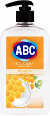 Мыло жидкое ABC UPCARE Мёд и молоко 400 мл 1/12