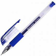 Уп. 12 шт. Ручка гелевая с грипом BRAUBERG "EXTRA GT NEEDLE", СИНЯЯ, игольч.узел 0,5 мм, линия 0,35 