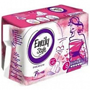 Прокладки критика анионовые Emily STYLE PREMIUM SUPER 8шт УЛЬТРАТОНКИЕ, удли, бол впит, с борт1/24