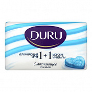 Мыло туалетное DURU 1+1 SOFT 80гр. Морские минералы 1/24