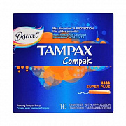 Тампоны Tampax Compak Super Plus 16 шт 1/6