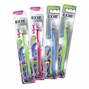 Зубная щетка EXXE детская серия Джунгли  6-12 лет (мягкая), 1 штука