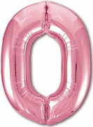 Шар Agura Slim Фламинго цифра 0 (40''/102 см) 755358
