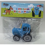 416119 Фигурка СИНИЙ ТРАКТОР 6 cм, подвижные колеса, пакет ИГРАЕМ ВМЕСТЕ в кор.240шт