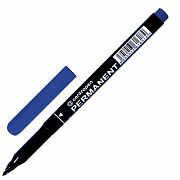 Уп. 12 шт. Маркер перманентный CENTROPEN 2536, СИНИЙ, трехгранная форма захвата, круглый, 1 мм, ш/к 