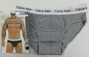 Трусы -плавки Calvin Klein муж., хлопок 95 %, 3 цвета (3 шт в уп.) ассорт. размер XXL