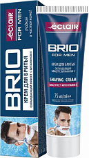 Крем д/бритья BRIO MEN 75мл охлаждающий эффект с витамином 1/24 Оливия