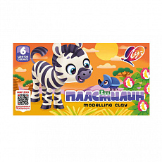 Пластилин  6 цв. "ZOO" 6 цветов