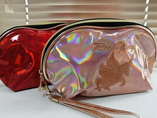 Косметичка"Единорог" голограмма /22х12см/,15-151