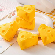Игрушка изображающая продукты (сыр), полимерный материал, т.м.HUADA, арт.33-234