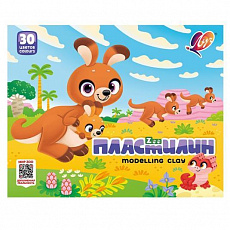 Пластилин 30 цв. "ZOO" 30 цветов