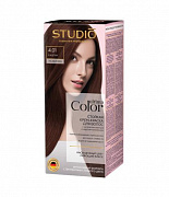 Стойкая крем-краска для волос Ultima Color Студио Профешнл 4.01 каштан, 50/50 