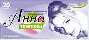 Тампоны "Анна" новинка 20шт (нормал) 1/30
