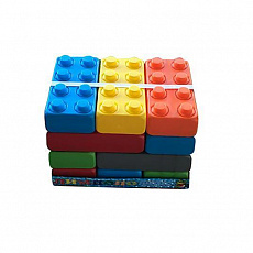 Конструктор блочный малый 15 эл., 17,5*15*11,5 см
