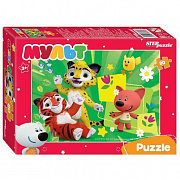 80 эл.Мозаика "puzzle","Мульт. Ми-ми-мишки. Сказочный патруль и др. " (0+ Медиа)/Степ Пазл