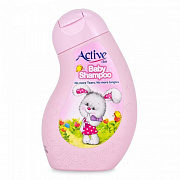 Шампунь детский ACTIVE 0+ "Зайка". Аромат банана, 250 мл 1/12