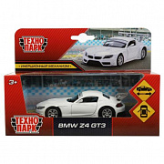 МАШИНА "ТЕХНОПАРК" МЕТАЛЛ. ИНЕРЦ. BMW Z-4 GT3, 1:38, ОТКРЫВ. ДВЕРИ В РУСС. КОР. 237792