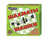 Шашки, шахматы Игра настольная арт.01450