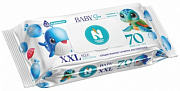 Влажные полотенца NATURAL FRESH 70шт XXL Baby Fish (с клапаном)/12 Оливия