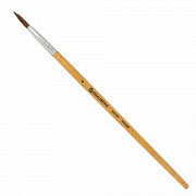 Кисть №4, BRAUBERG из ворса пони, круглая, №4, 200190/Россия