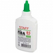 Клей ПВА  85 г STAFF 85 г, с дозатором, 225175/1/50/