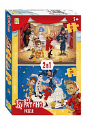 Пазл 2в1: 80 и 120  "Буратино" (АО "СТС")/Степ Пазл