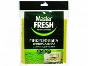 Салфетка унивесальная Master FRESH МИКРОФИБРА у для уборки 30*30 см С ПРИНТОМ, 1 шт. 1/10