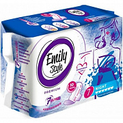 Прокладки критика анионовые Emily STYLE PREMIUM NIGHT 7шт УЛЬТРАТОНКИЕ,удл, max впит, двойн крыл1/24