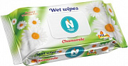 Влажные салфетки NATURAL FRESH 72шт Chamomile Ромашка (с клапаном)/20 Оливия
