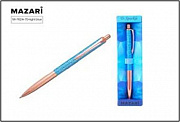 Ручка шариковая автоматическая TO SPARKLE-2, СИНЯЯ, пулевидный пиш.узел 1.0 мм, корпус металлический