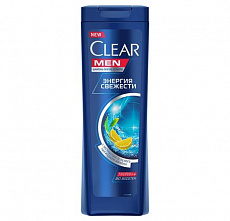 Шампунь для волос Clear Men Энергия свежести против перхоти 400 мл 1/24