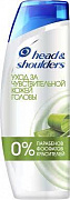 .Шампунь Head & Shoulders п/перхоти Уход за чувствуительной кожей головы, 400мл 1/6/48