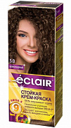 Стойкая крем-краска д/волос, ECLAIR тон 5.0 Шоколадный 1/12 Оливия
