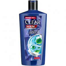 Шампунь Clear Men против перхоти Ледяная свежесть 650 мл 1/8