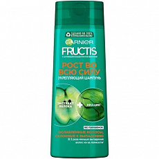 Шампунь GARNIER FRUCTIS Рост во всю силу для ослабленных волос, склонных к выпадению, 400 мл 1/12