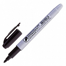Уп. 12 шт. Маркер перманентный (нестираемый) CROWN "Multi Marker Slim", круглый наконечник 2мм, черн
