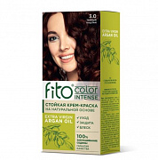 Стойкая крем-краска для волос Fito color intense тон 3.0 Темный каштан 115мл 1/17
