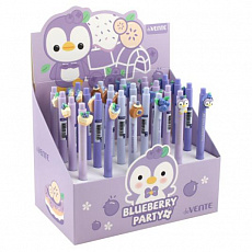 Ручка шариковая автоматическая подарочная "deVENTE. Blueberry Pinguin" с декоративным элементом, d=0