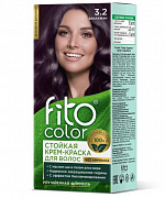 Cтойкая крем-краска для волос серии «Fitocolor», тон 3.2 баклажан 115мл 1/20