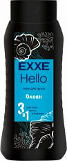 Гель д/душа EXXE Hello  муж 3в1 "Океан"  400 мл 1/12