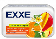 Мыло туалетное косметическое EXXE "Тропический букет" 90г 1/24
