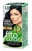 Стойкая крем-краска для волос серии "Fitocolor", тон 1.0 черный 115мл 1/20